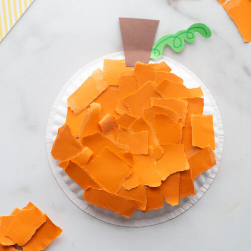 Melted Crayon Pumpkin - The Best Ideas for Kids