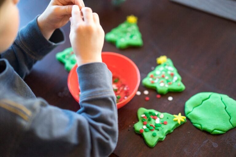 Playdough Christmas Trees