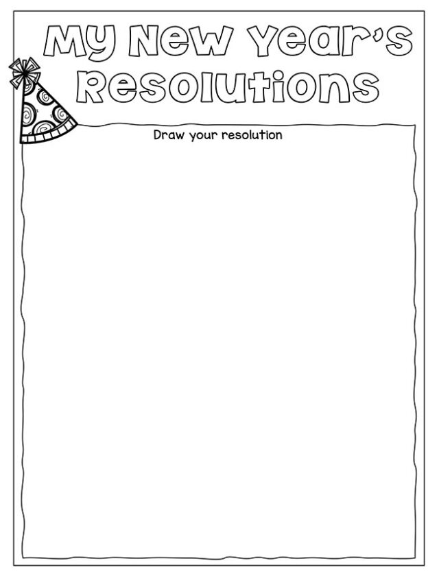 Free New Year's Resolution Printables The Best Ideas for Kids