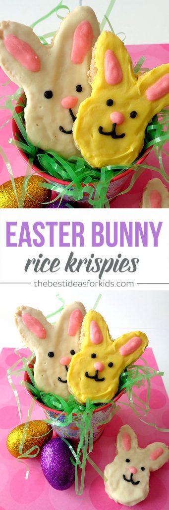 Easter Bunny Rice Krispies Treat - The Best Ideas for Kids