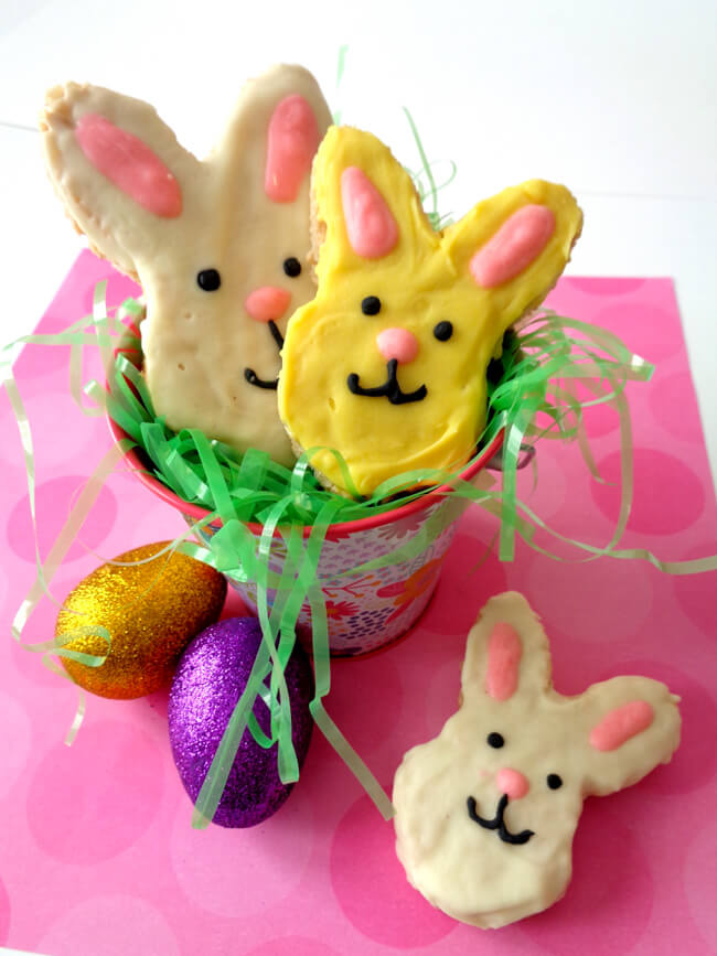 Easter Bunny Rice Krispies Treat - The Best Ideas for Kids