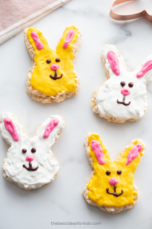 Easter Bunny Rice Krispies Treat - The Best Ideas for Kids