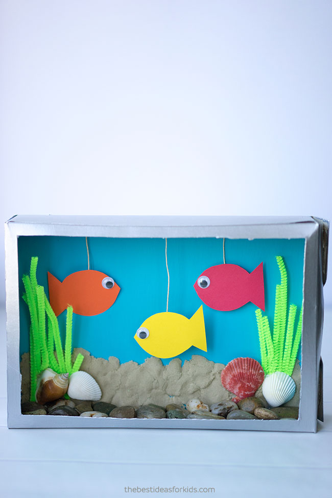 Cereal Box Aquarium - The Best Ideas for Kids