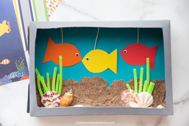 Cereal Box Aquarium - The Best Ideas for Kids