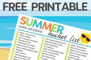 Summer Bingo (Free Printables) - The Best Ideas for Kids