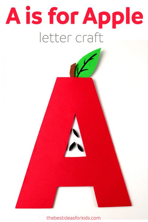 Letter A Craft - A is for Apple - The Best Ideas for Kids