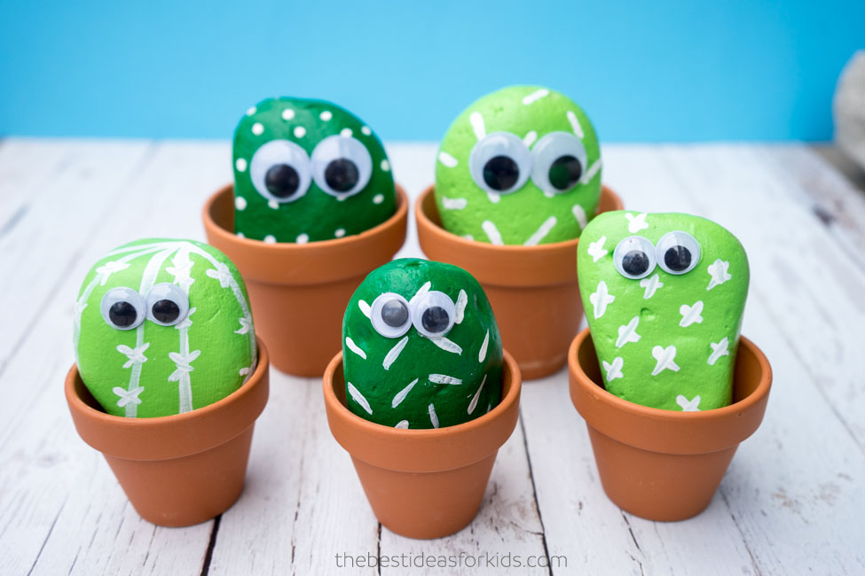 Pet Cactus Rocks - The Best Ideas for Kids