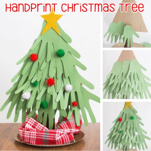 Handprint Christmas Tree - The Best Ideas for Kids