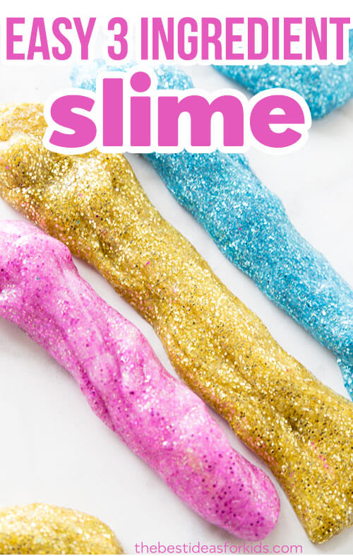 Glitter Glue Slime Recipe {How to Make No Borax Slime}, Recipe