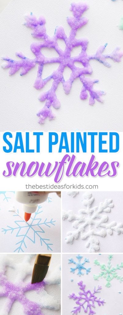 Salt Painting Process Watercolor Art for Kids - The Best Ideas for Kids