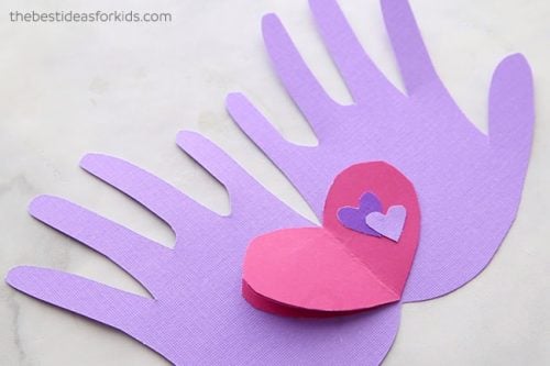 Handprint Valentine Craft - The Best Ideas for Kids