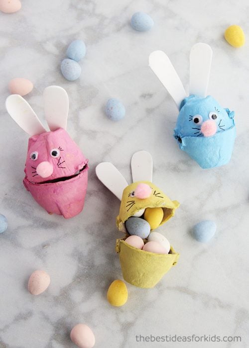 Egg Carton Bunny - The Best Ideas for Kids