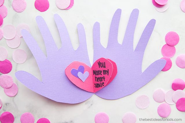 Handprint Valentine Craft - The Best Ideas for Kids