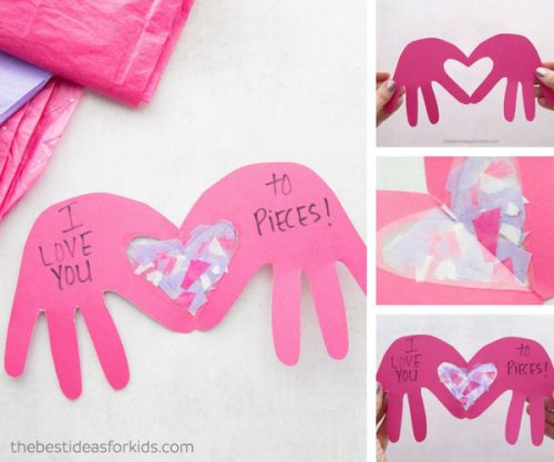 I Love You To Pieces Craft - The Best Ideas for Kids