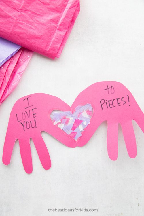 I Love You To Pieces Craft - The Best Ideas for Kids