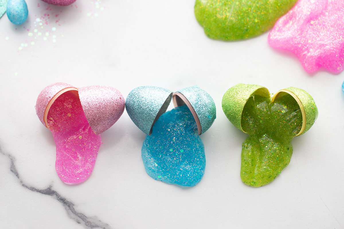 Easter Egg Glitter Slime - The Farm Girl Gabs®