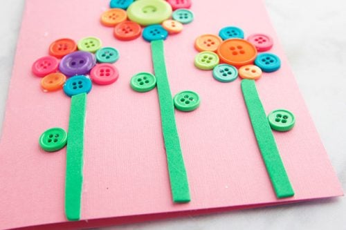 Flower Button Art - The Best Ideas for Kids