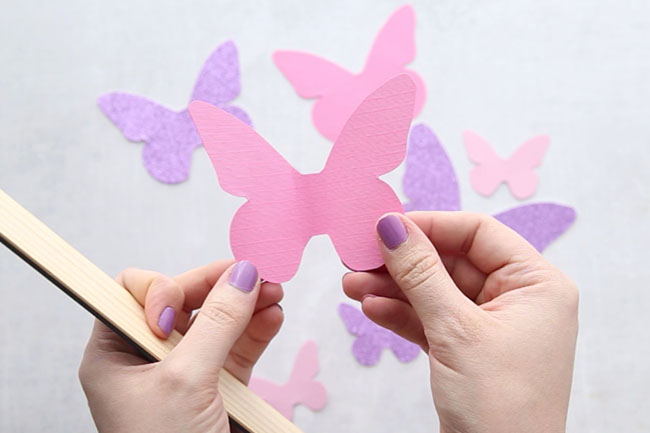 How to make paper butterfly / Easy Paper Butterfly for wall decoration 