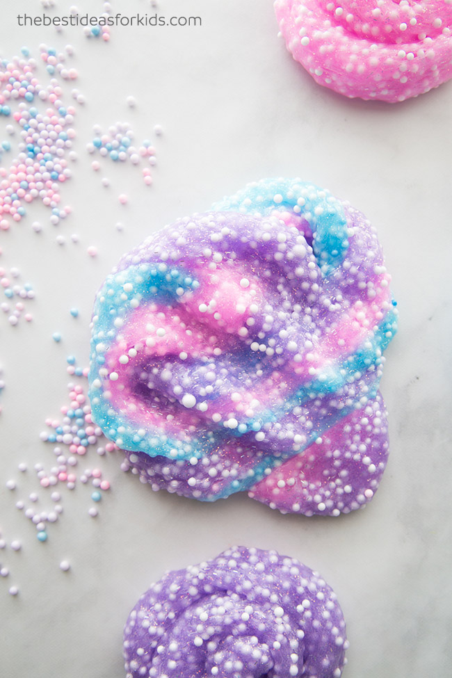 DIY Crunchy Slime with Floam Beads - The Craft-at-Home Family