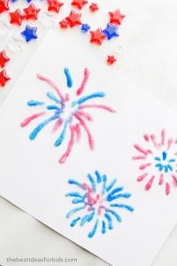 Fireworks Template - Salt Painted Fireworks - The Best Ideas for Kids