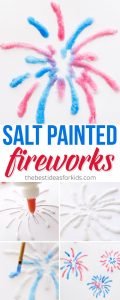 Fireworks Template - Salt Painted Fireworks - The Best Ideas for Kids