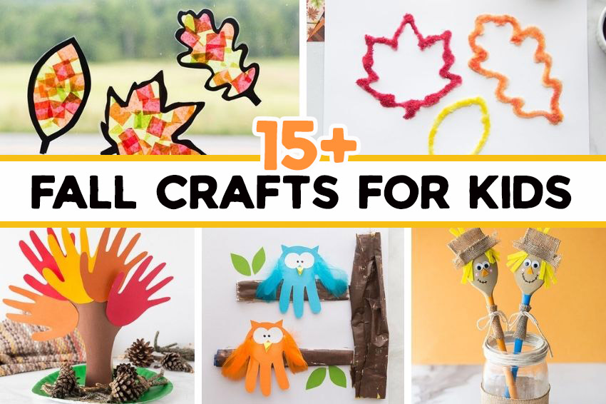 50 Easy Fall Crafts for Kids - Autumn Craft Ideas for Kids 2023