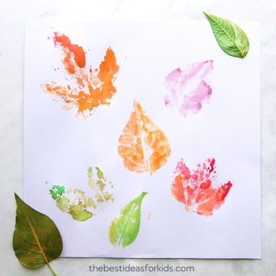 Leaf Painting - The Best Ideas for Kids