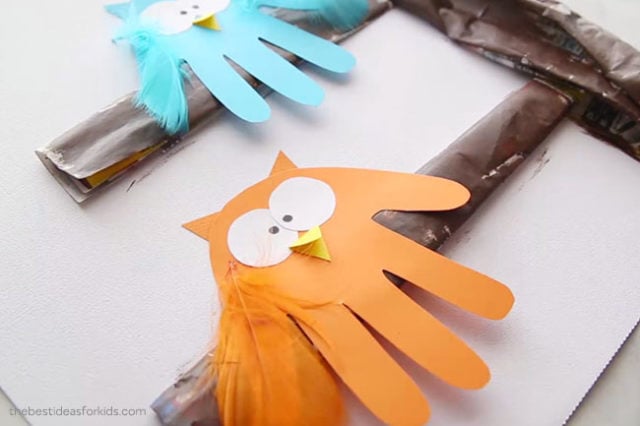 Owl Handprint - The Best Ideas for Kids