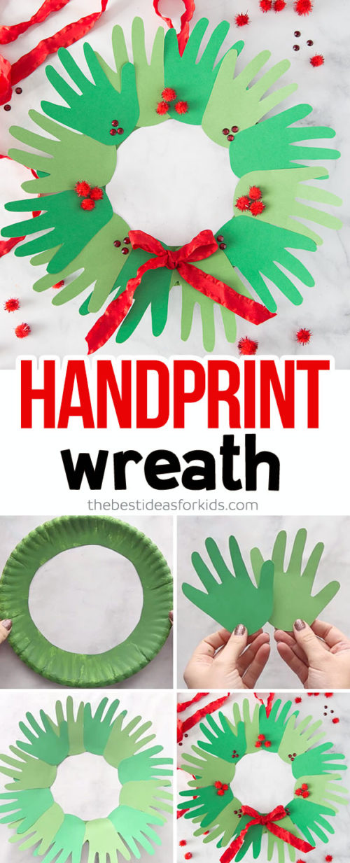 Handprint Wreath - The Best Ideas for Kids