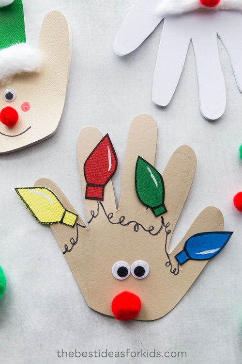 Christmas Handprint Cards - The Best Ideas for Kids