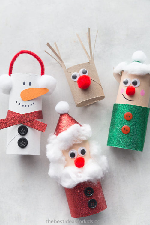 Christmas Toilet Paper Roll Crafts - The Best Ideas for Kids