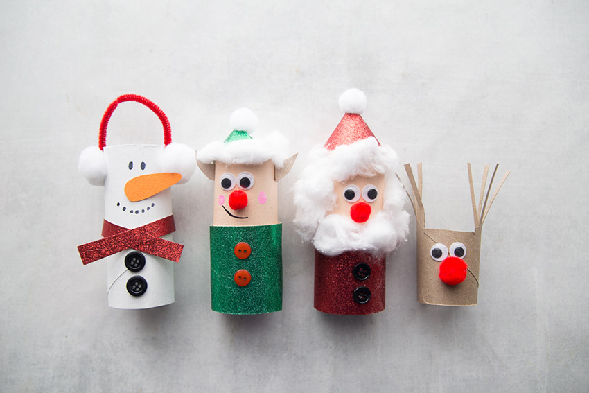Simplicityme Christmas Toilet Paper Roll Crafts