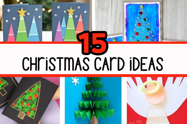 homemade santa christmas card ideas