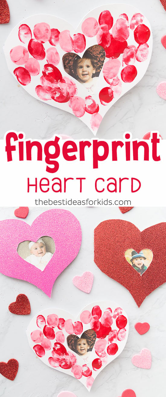 Download Fingerprint Heart Card - The Best Ideas for Kids