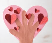 Footprint Heart Craft - The Best Ideas For Kids