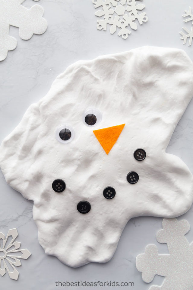 Fluffy Snowman Slime - The Best Ideas for Kids