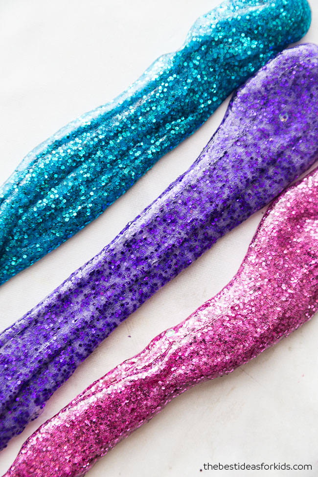How to Make Glitter Slime - Simple Mom Review