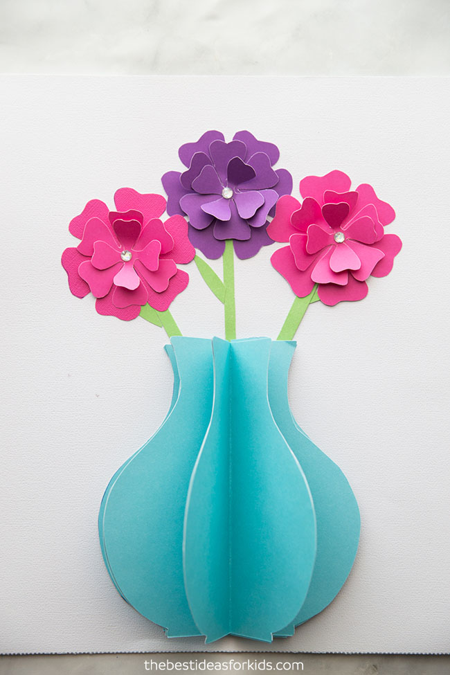 How to Make 3D Paper Flowers Easy w/ Video - DIY Crafts by