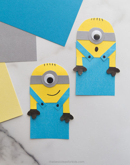Minion Bookmark (with free template) - The Best Ideas for Kids