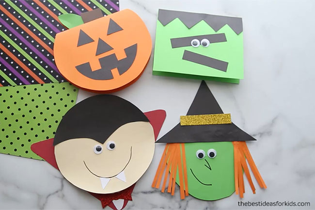 make your own halloween cards