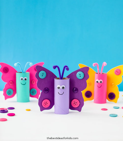 Toilet Paper Roll Butterfly - The Best Ideas for Kids