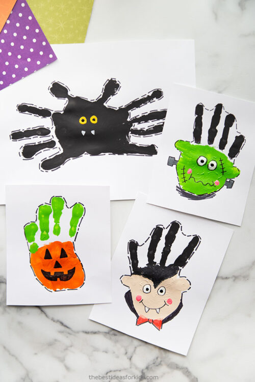 Halloween Handprint Art & Craft Ideas - The Best Ideas for Kids