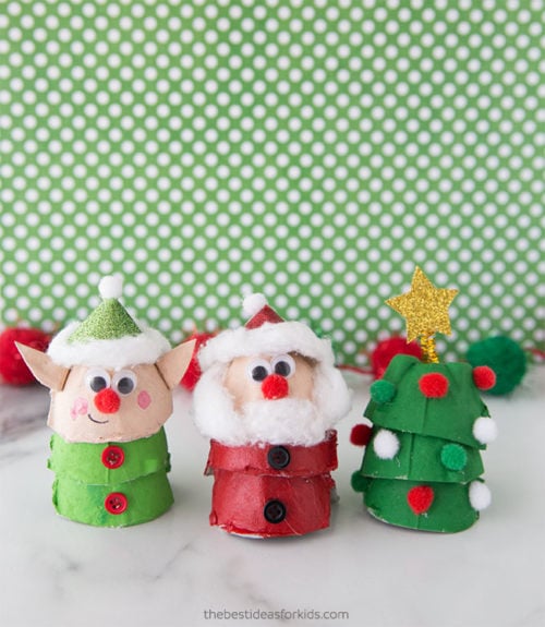 Egg Carton Christmas Crafts - The Best Ideas for Kids