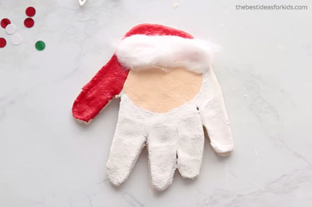 Santa Handprint Ornament – The Best Ideas For Kids – Diy Crafts