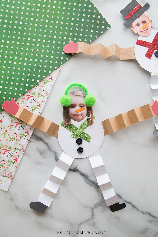 Paper Snowman Craft for Kids - That Kids' Craft Site