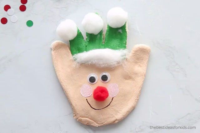 Santa Handprint Ornament - The Best Ideas for Kids