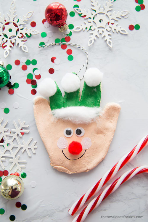 Santa Handprint Ornament - The Best Ideas for Kids