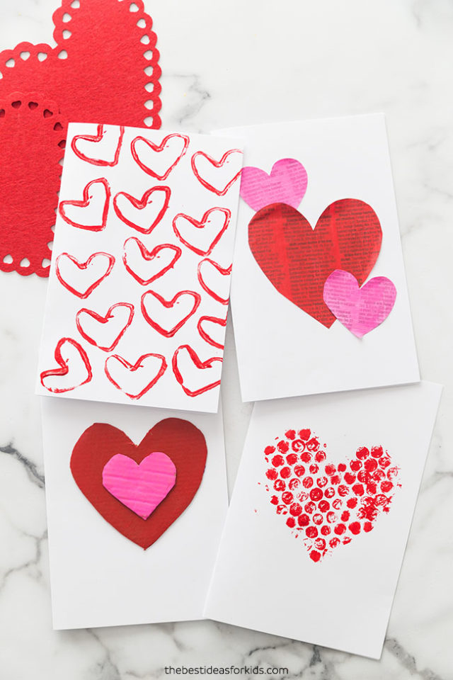 4 Easy Valentine Cards To Make - The Best Ideas For Kids