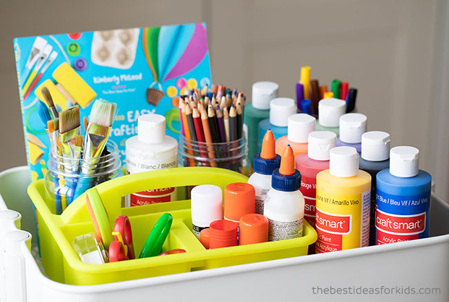 Kids' Art Supply Storage & Organization - Markers, Play-Doh & More