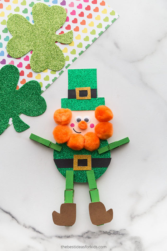 Clothespin Leprechaun Craft - The Best Ideas for Kids